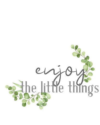 The Little Things v1 Black Ornate Wood Framed Art Print with Double Matting by Allen, Kimberly