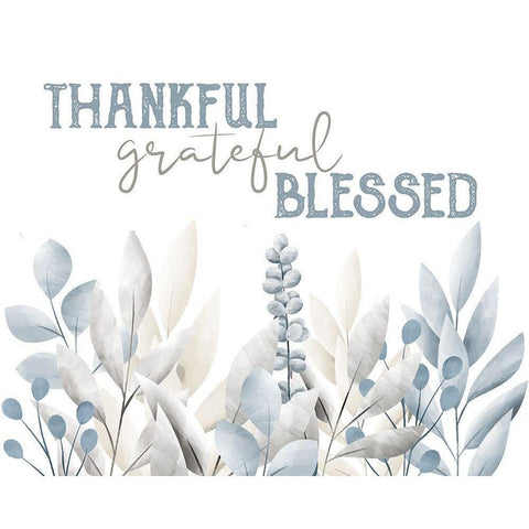 Grateful 3 Black Modern Wood Framed Art Print by Allen, Kimberly