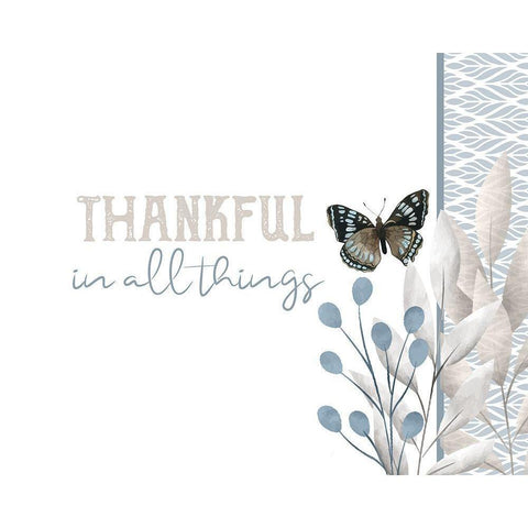 Grateful 14 White Modern Wood Framed Art Print by Allen, Kimberly