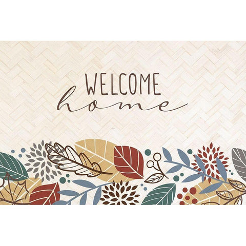 Welcome Home White Modern Wood Framed Art Print by Allen, Kimberly