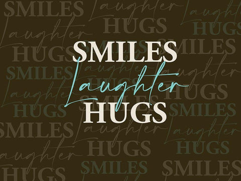 Smiles Black Ornate Wood Framed Art Print with Double Matting by Allen, Kimberly