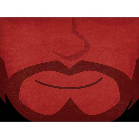 Devil Black Modern Wood Framed Art Print with Double Matting by Allen, Kimberly