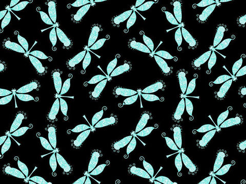 Dragonflies White Modern Wood Framed Art Print with Double Matting by Allen, Kimberly