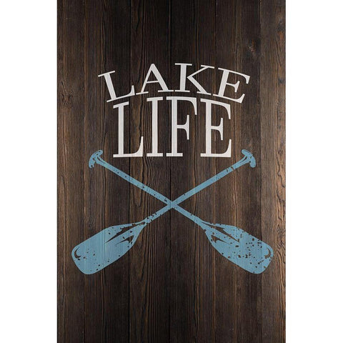 Lake Life Gold Ornate Wood Framed Art Print with Double Matting by Allen, Kimberly