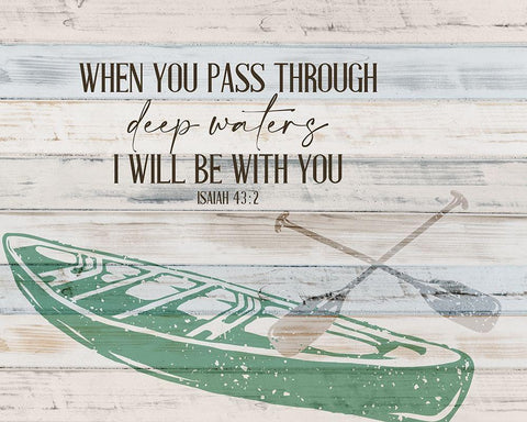 Deep Waters Black Ornate Wood Framed Art Print with Double Matting by Allen, Kimberly