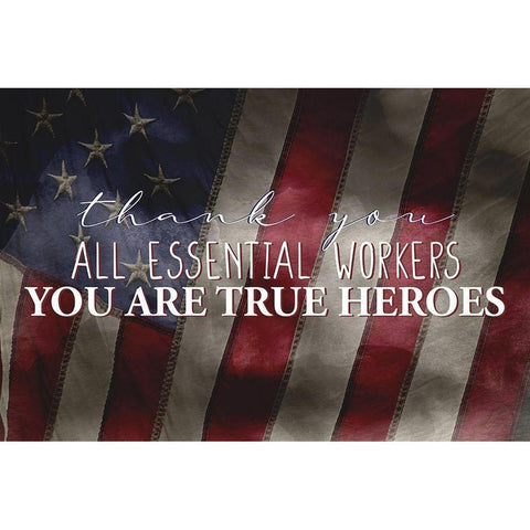 True Heroes Gold Ornate Wood Framed Art Print with Double Matting by Allen, Kimberly