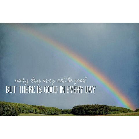 There is Good Black Modern Wood Framed Art Print with Double Matting by Allen, Kimberly