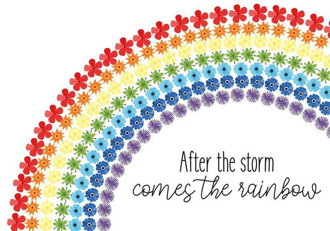 After the Storm White Modern Wood Framed Art Print with Double Matting by Allen, Kimberly