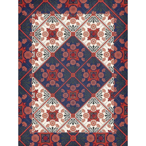 Moroccan 2 Gold Ornate Wood Framed Art Print with Double Matting by Allen, Kimberly