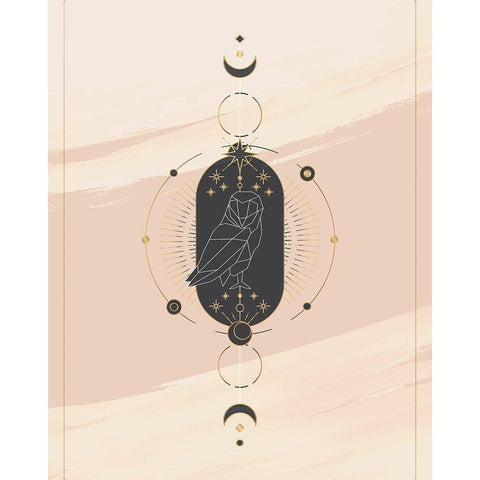 Tarot 3 White Modern Wood Framed Art Print by Allen, Kimberly