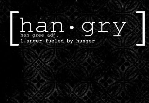 Hangry Black Ornate Wood Framed Art Print with Double Matting by Allen, Kimberly