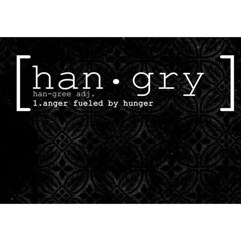 Hangry Gold Ornate Wood Framed Art Print with Double Matting by Allen, Kimberly