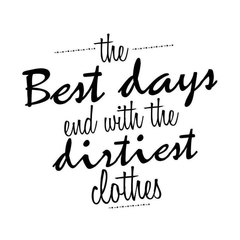 Best Days Black Modern Wood Framed Art Print by Allen, Kimberly