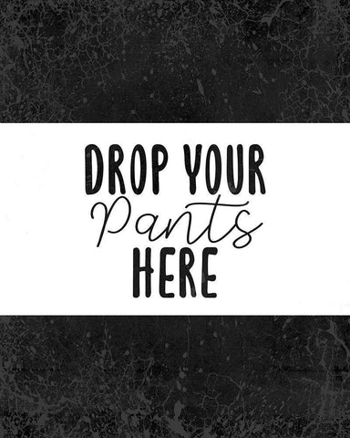 Pants Black Ornate Wood Framed Art Print with Double Matting by Allen, Kimberly