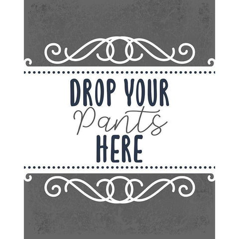 Laundry Today 2 Black Modern Wood Framed Art Print with Double Matting by Allen, Kimberly