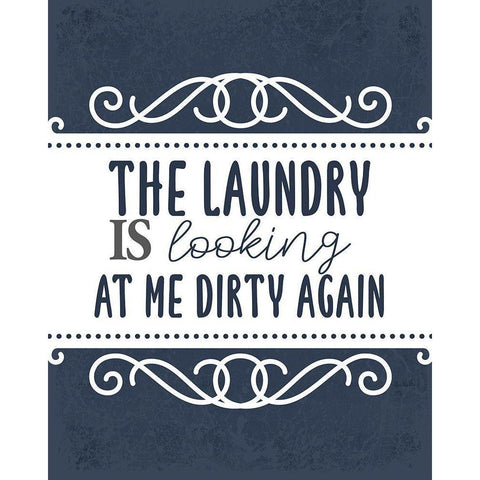 Laundry Today 3 Black Modern Wood Framed Art Print by Allen, Kimberly