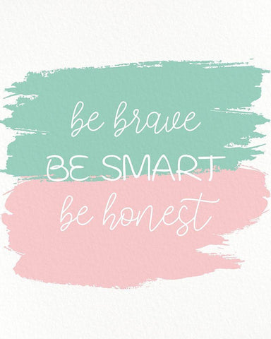 Be Strong 3 Black Ornate Wood Framed Art Print with Double Matting by Allen, Kimberly