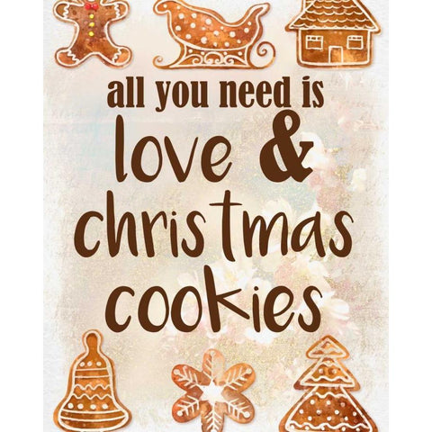 All you Need White Modern Wood Framed Art Print by Allen, Kimberly