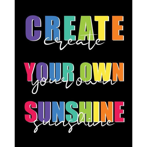 Create Black Modern Wood Framed Art Print with Double Matting by Allen, Kimberly