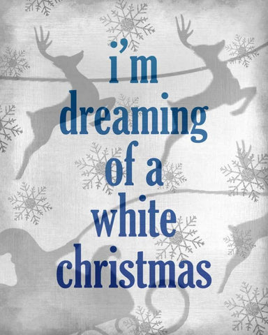 Im Dreaming White Modern Wood Framed Art Print with Double Matting by Allen, Kimberly