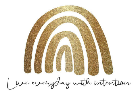 Live Everyday White Modern Wood Framed Art Print with Double Matting by Allen, Kimberly