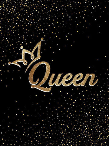 Queen Black Ornate Wood Framed Art Print with Double Matting by Allen, Kimberly