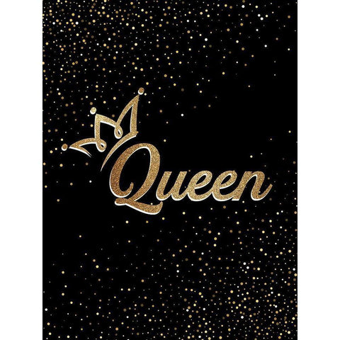 Queen Black Modern Wood Framed Art Print by Allen, Kimberly
