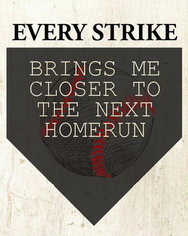 Every Strike Black Ornate Wood Framed Art Print with Double Matting by Allen, Kimberly