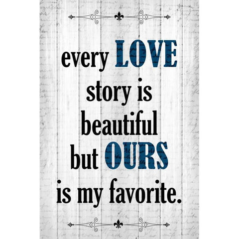 Every Love 2 Gold Ornate Wood Framed Art Print with Double Matting by Allen, Kimberly