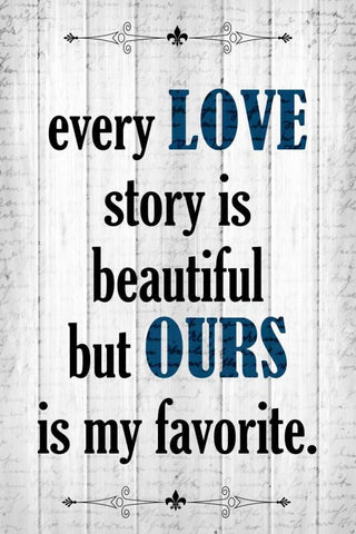 Every Love 2 Black Ornate Wood Framed Art Print with Double Matting by Allen, Kimberly