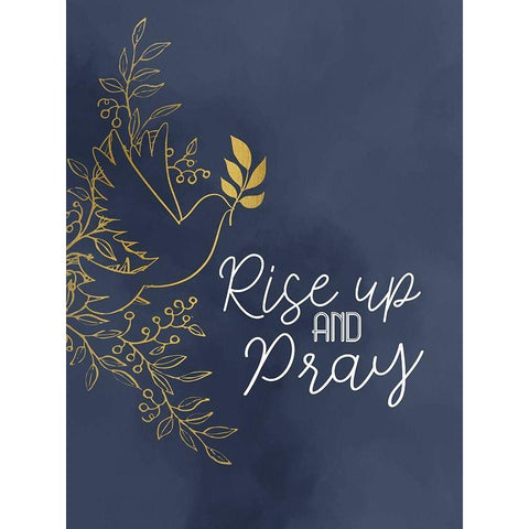 Rise V2 Black Modern Wood Framed Art Print by Allen, Kimberly