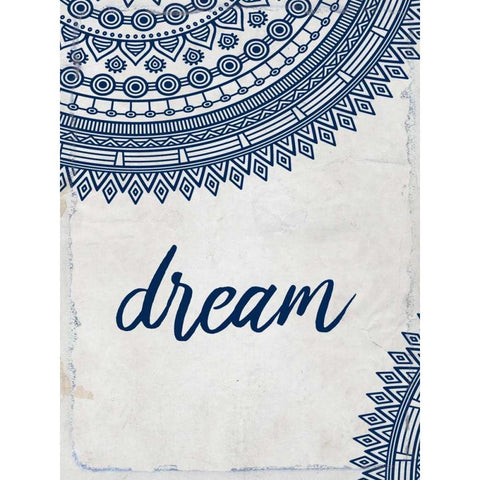 Wander Henna 1 Black Modern Wood Framed Art Print with Double Matting by Allen, Kimberly