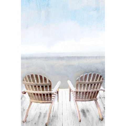 My View Black Modern Wood Framed Art Print by Allen, Kimberly