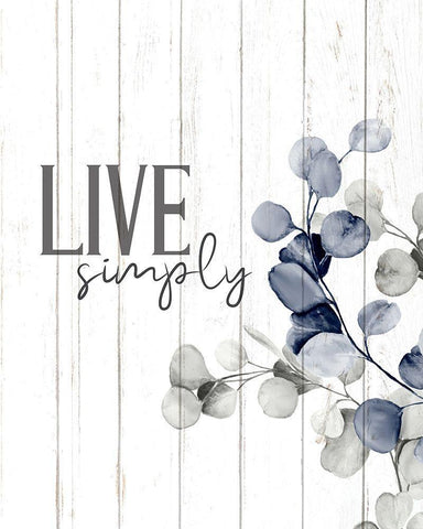 Enjoy and Live 2 Black Ornate Wood Framed Art Print with Double Matting by Allen, Kimberly