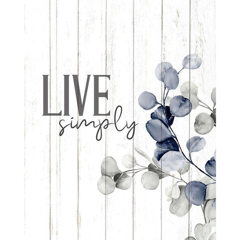 Enjoy and Live 2 Gold Ornate Wood Framed Art Print with Double Matting by Allen, Kimberly