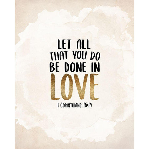 Let All 2 White Modern Wood Framed Art Print by Allen, Kimberly