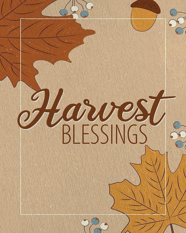 Gather the Harvest 3 Black Ornate Wood Framed Art Print with Double Matting by Allen, Kimberly