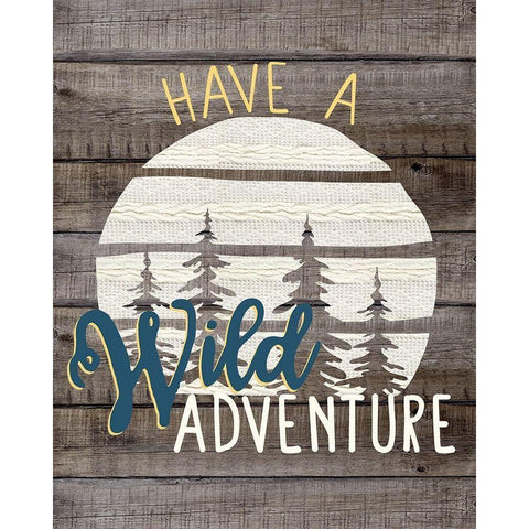 Wild Adventure 1 White Modern Wood Framed Art Print by Allen, Kimberly