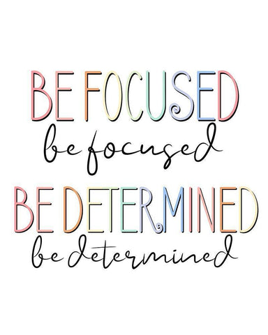 Be Focused V2 Black Ornate Wood Framed Art Print with Double Matting by Allen, Kimberly