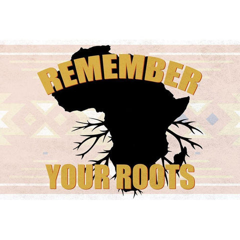 Remember Your Roots White Modern Wood Framed Art Print by Allen, Kimberly