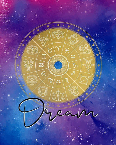 Dream Signs White Modern Wood Framed Art Print with Double Matting by Allen, Kimberly