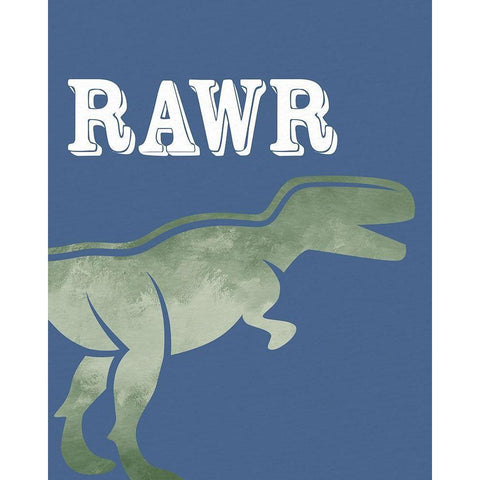 Stomp 2 White Modern Wood Framed Art Print by Allen, Kimberly