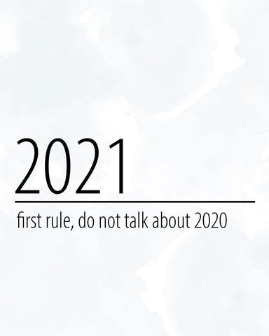 First Rule White Modern Wood Framed Art Print with Double Matting by Allen, Kimberly