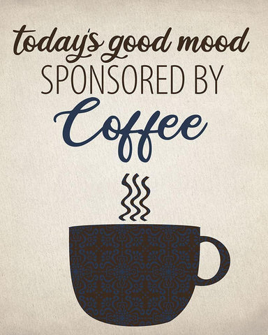 Good Mood White Modern Wood Framed Art Print with Double Matting by Allen, Kimberly