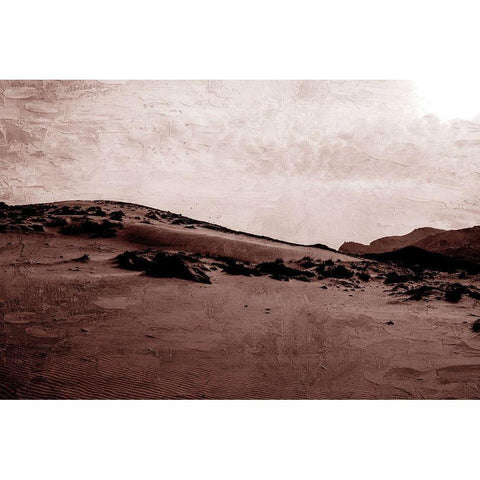 Dunes White Modern Wood Framed Art Print by Allen, Kimberly