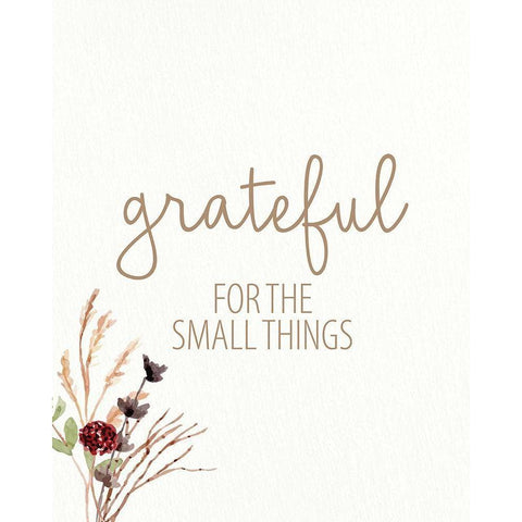 Grateful For Everything 1 Black Modern Wood Framed Art Print by Allen, Kimberly