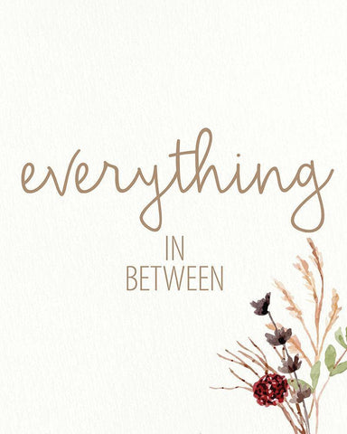 Grateful for Everything 3 White Modern Wood Framed Art Print with Double Matting by Allen, Kimberly