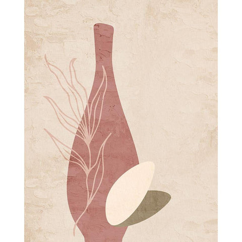 Vase 1 White Modern Wood Framed Art Print by Allen, Kimberly