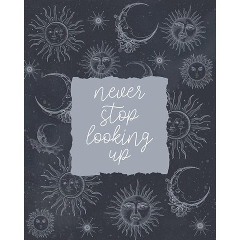 Never Stop Looking White Modern Wood Framed Art Print by Allen, Kimberly