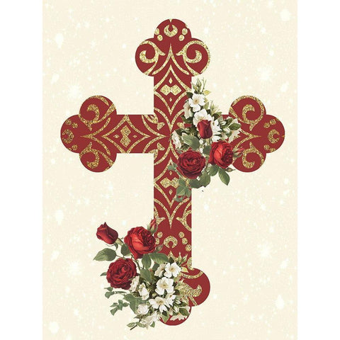 Pray 2 Black Modern Wood Framed Art Print with Double Matting by Allen, Kimberly